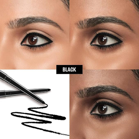 Lakmé Eyeconic Kajal Deep Black 0.35g | Smudge-Proof, Waterproof & Long-Lasting Eye Pencil