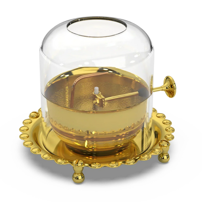 Shree Akhand Jyot Diya & Cover - Brass (पीतल) - Premium Quality ✅