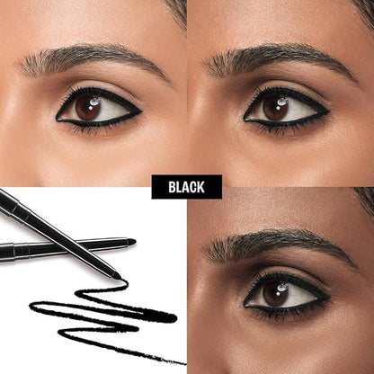 Lakmé Eyeconic Kajal Deep Black 0.35g | Smudge-Proof, Waterproof & Long-Lasting Eye Pencil