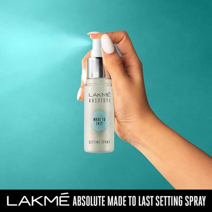Lakme Absolute Makeup Setting Spray | Long-Lasting Hydration & Oil Control Mist for Fresh Look