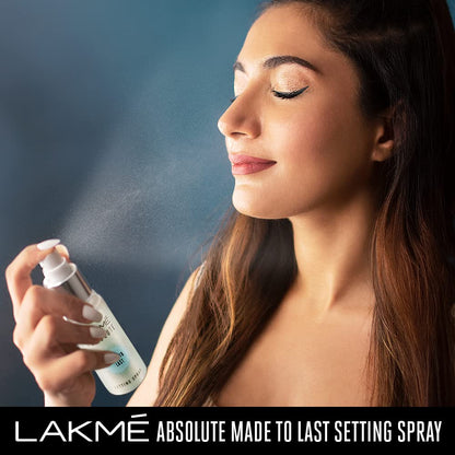 Lakme Absolute Makeup Setting Spray | Long-Lasting Hydration & Oil Control Mist for Fresh Look