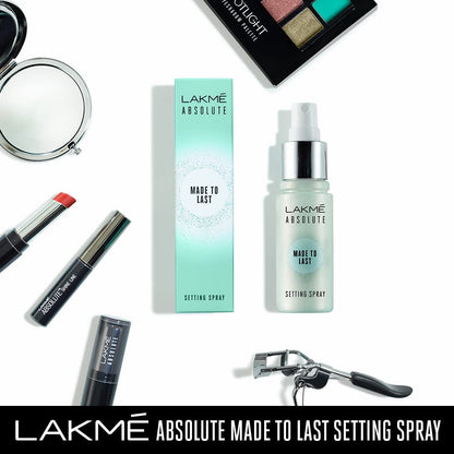 Lakme Absolute Makeup Setting Spray | Long-Lasting Hydration & Oil Control Mist for Fresh Look